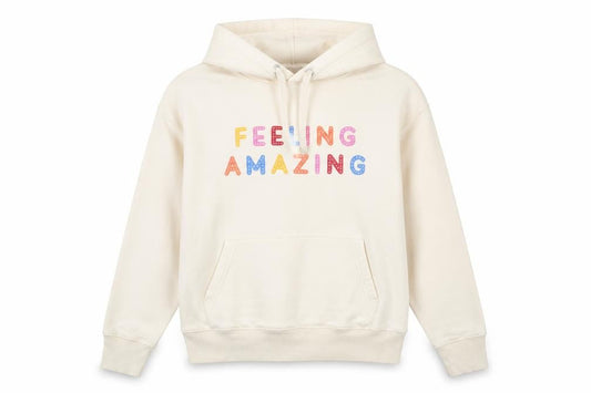 Stanley Stella Womens Beige Cotton Pullover Hoodie Size XS Pullover