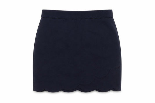 Oasis Womens Blue Polyester A-Line Skirt Size 12 Zip