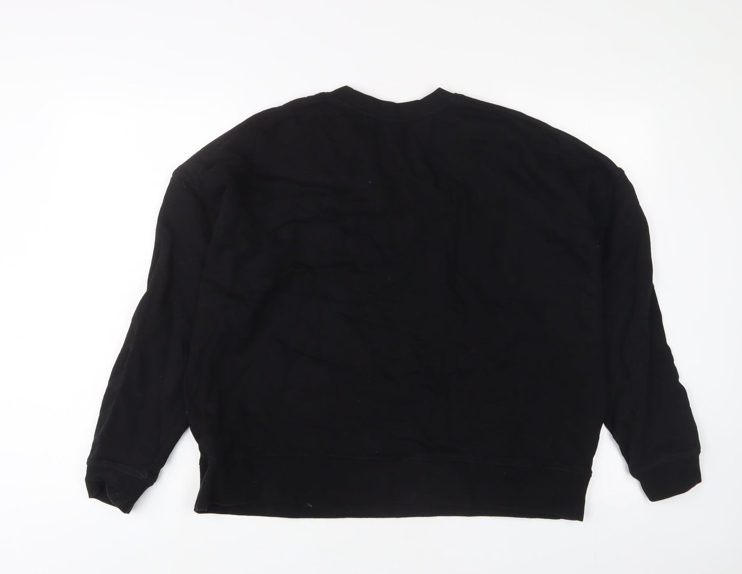 Lindex Womens Black Polyester Pullover Sweatshirt Size XL Pullover - Beaded