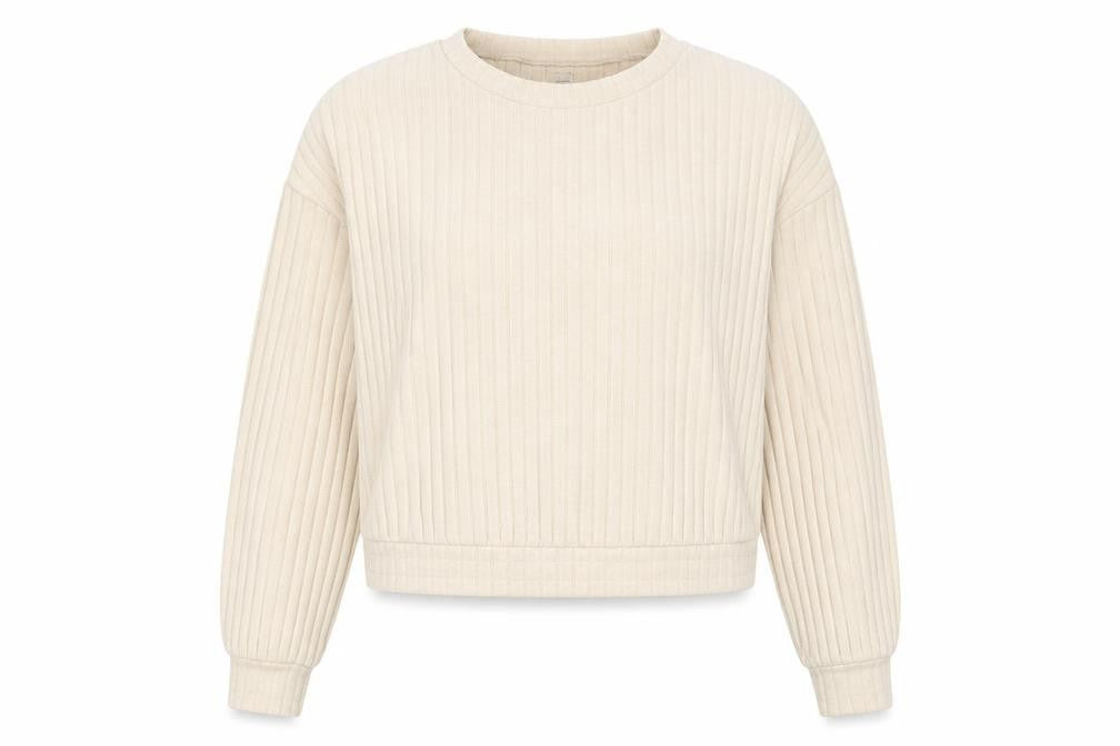 Gilly Hicks Womens Beige Polyester Pullover Sweatshirt Size XL Pullover