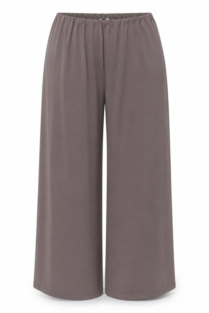 Essential style Womens Brown Polyester Trousers Size 20 L30 in Regular