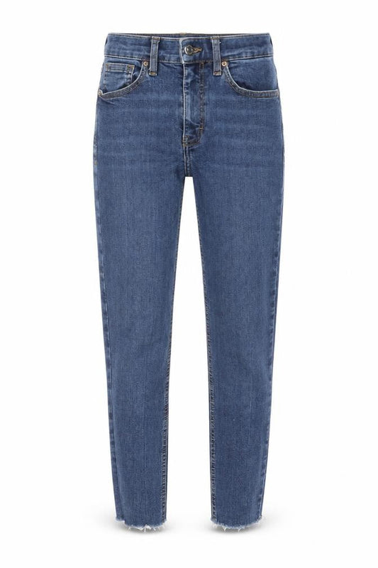 Topshop Womens Blue Cotton Skinny Jeans Size 26 in L28 in Regular Zip