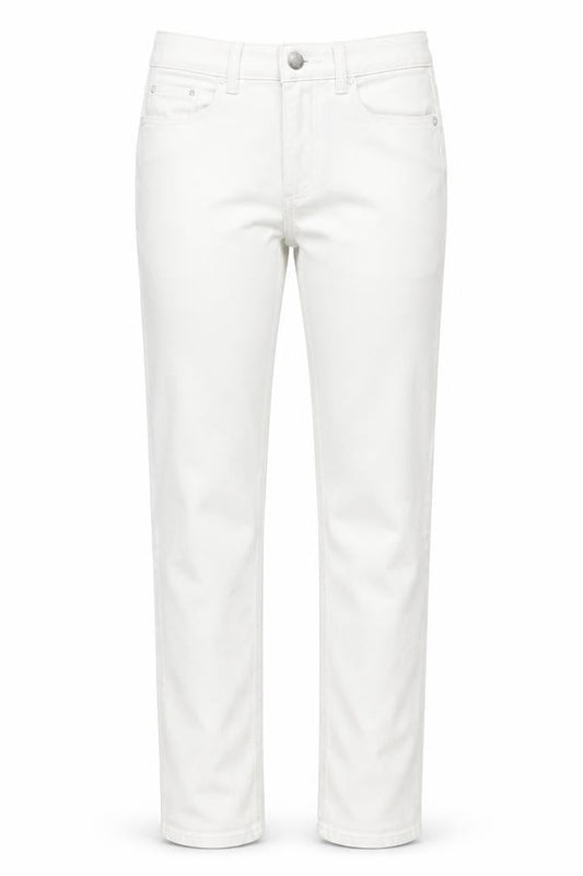 Marks & Spencer Womens White Cotton Skinny Jeans Size 8 L27 in Regular Zip