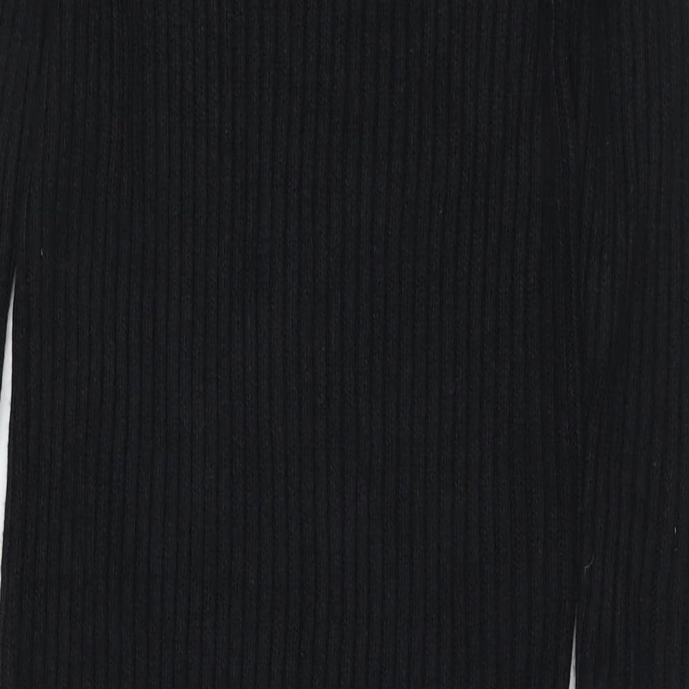 Marks and Spencer Womens Black Polyester Jumper Dress Size XS Round Neck Pullover