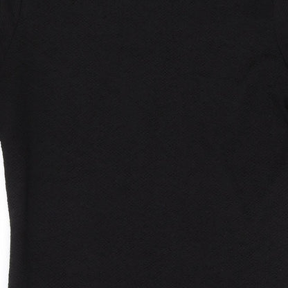 Dorothy Perkins Womens Black Polyester Bodycon Size 12 Round Neck Pullover
