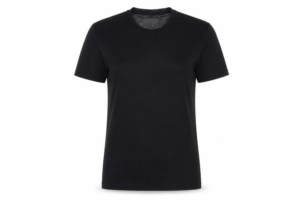 ASOS Womens Black Polyester Basic T-Shirt Size M Round Neck - Sheer
