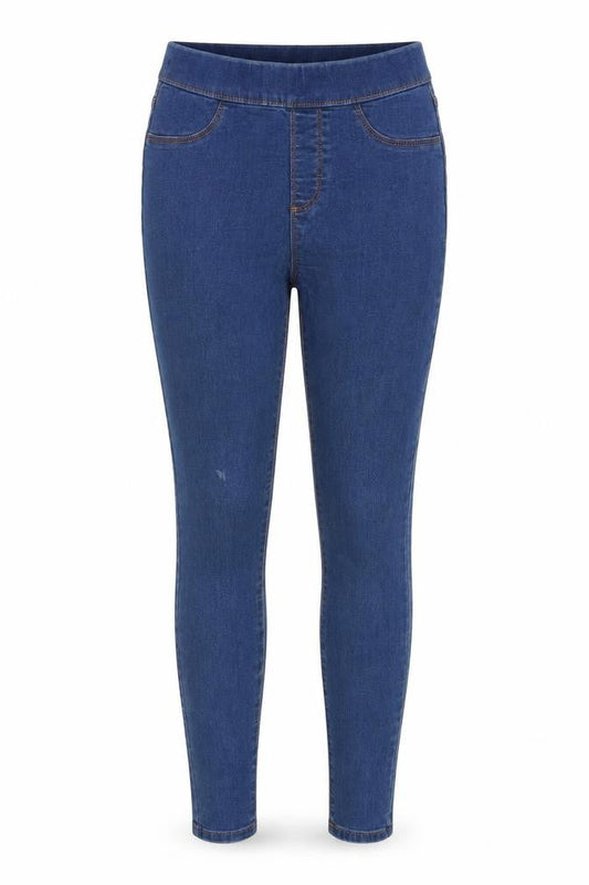 365 Denim Womens Blue Cotton Jegging Leggings Size 8 L27 in