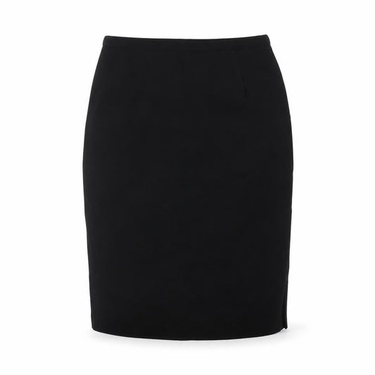 Anne Brooks Womens Black Polyester Straight & Pencil Skirt Size 12 Zip