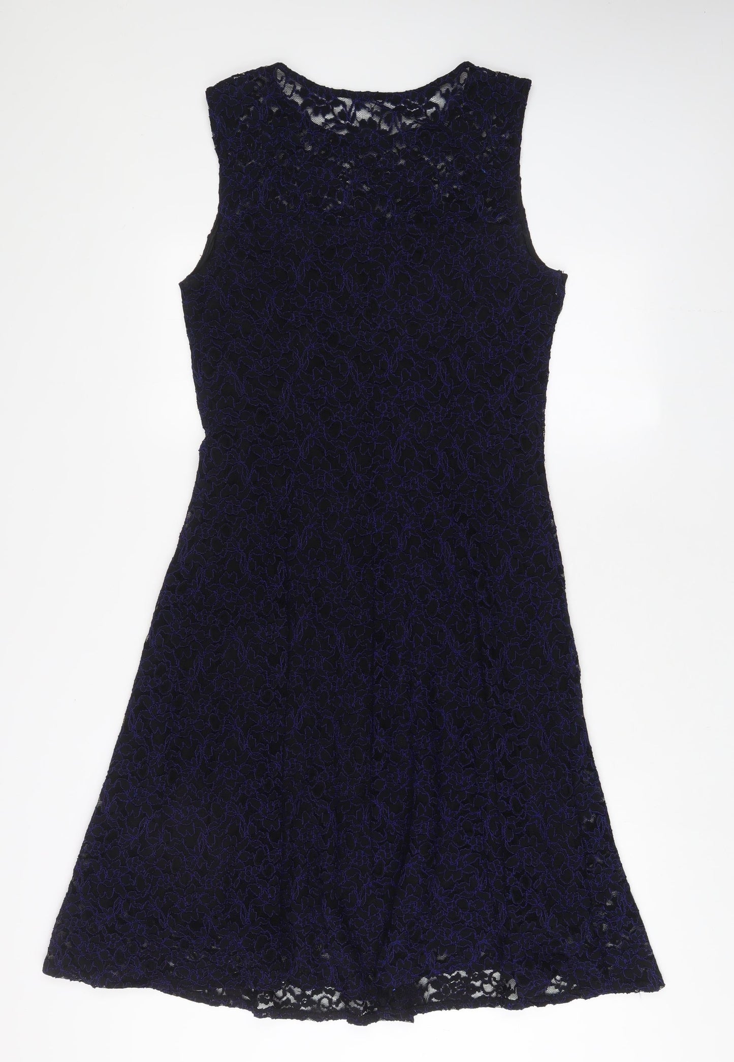 Roman Womens Black Polyamide A-Line Size 16 Boat Neck Pullover