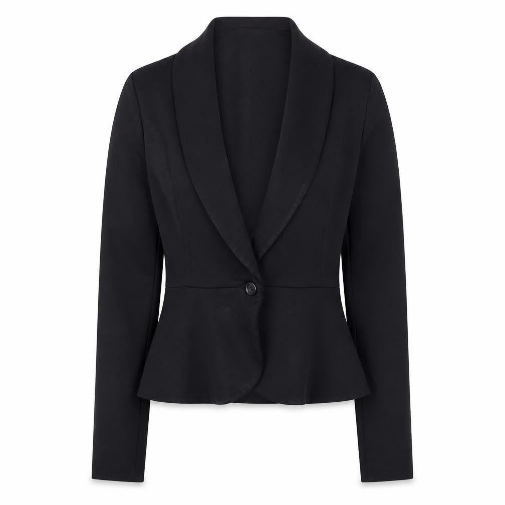 New Look Womens Black Jacket Blazer Size 10 Button