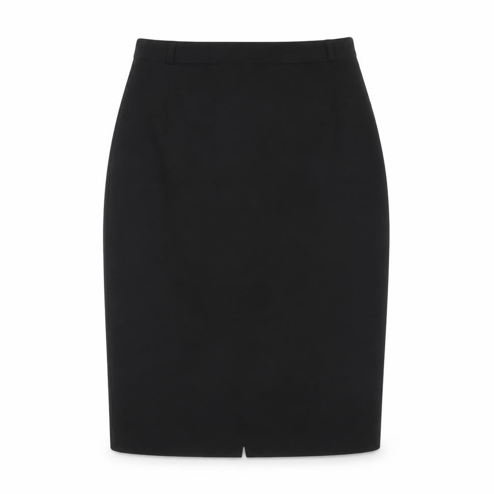 ASOS Womens Black Polyester Straight & Pencil Skirt Size 8 Zip