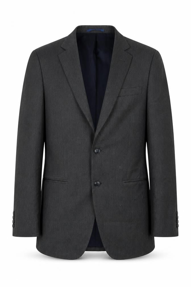 Marks & Spencer Mens Grey Polyester Jacket Suit Jacket Size 38 Regular - Inside Pockets