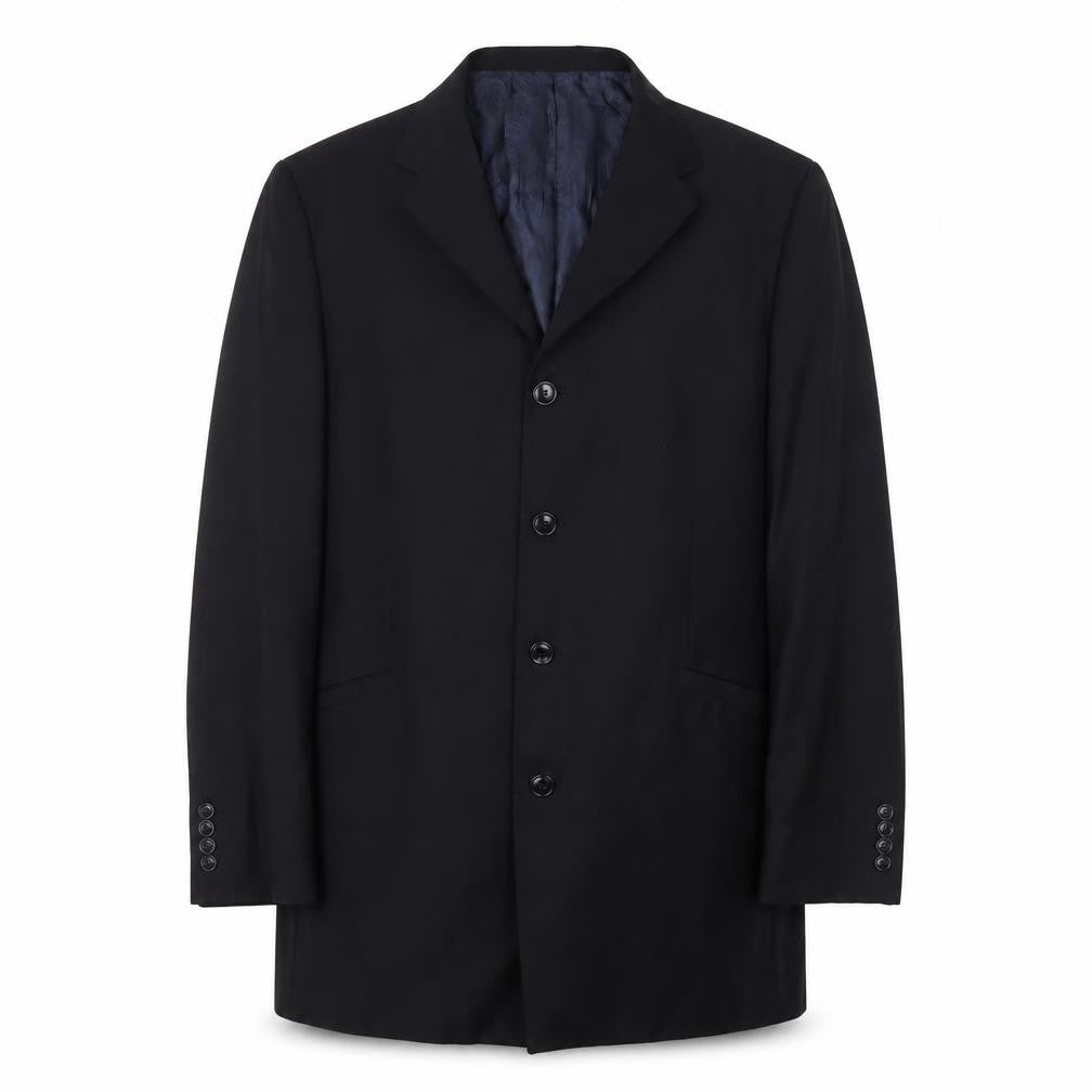 _urban Mens Black Wool Jacket Suit Jacket Size 40 Regular