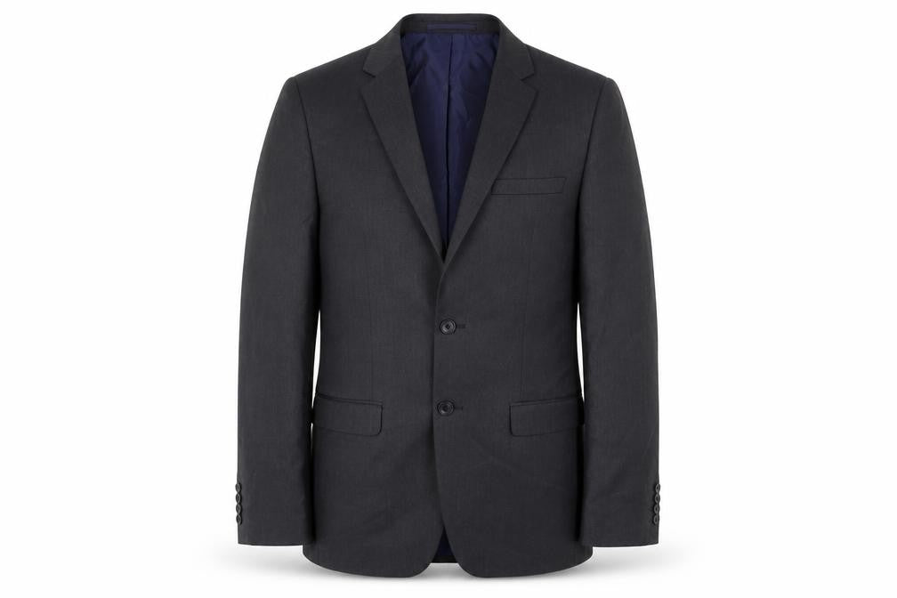 NEXT Mens Grey Polyester Jacket Suit Jacket Size 38 Regular