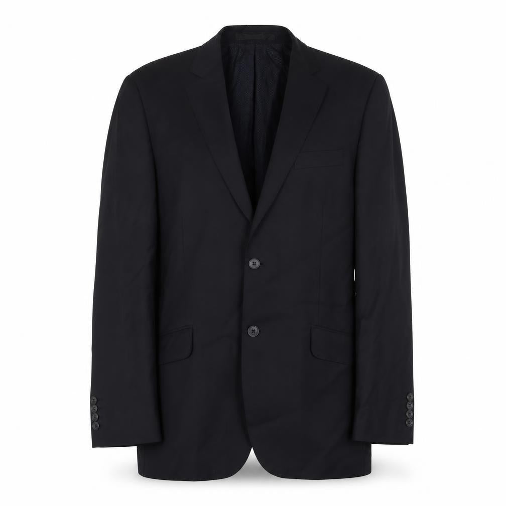 Marks & Spencer Mens Black Wool Jacket Suit Jacket Size 40 Regular - Inside Pockets