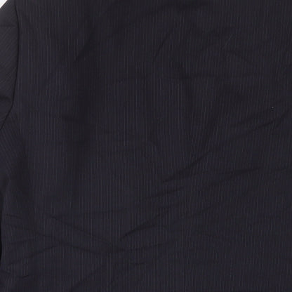 Next Mens Black Polyester Jacket Suit Jacket Size 40 Regular