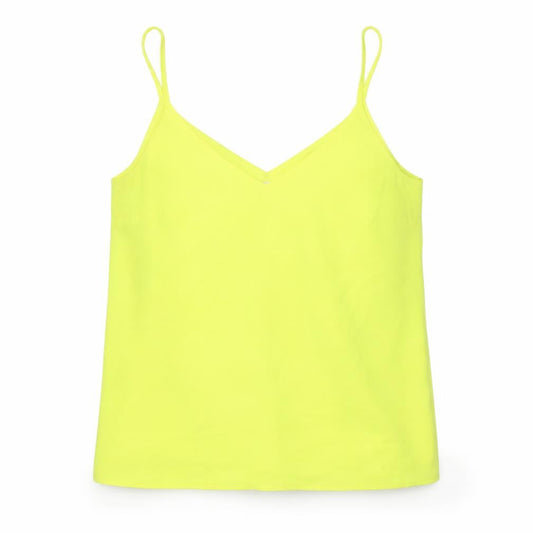 Oasis Womens Yellow Polyester Camisole Tank Size 10 V-Neck