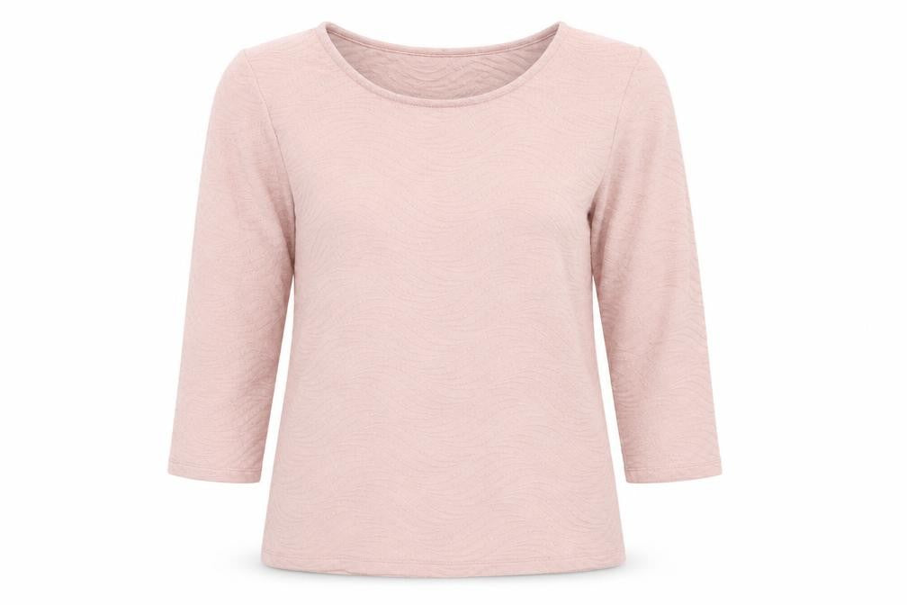 BHS Womens Pink Polyester Basic Blouse Size 12 Scoop Neck