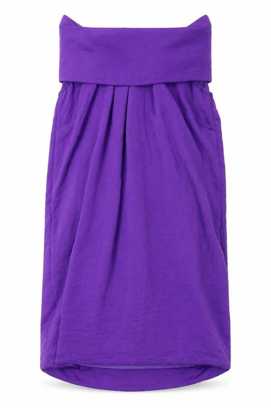 Debenhams Womens Purple Polyester A-Line Size 6 Roll Neck Pullover