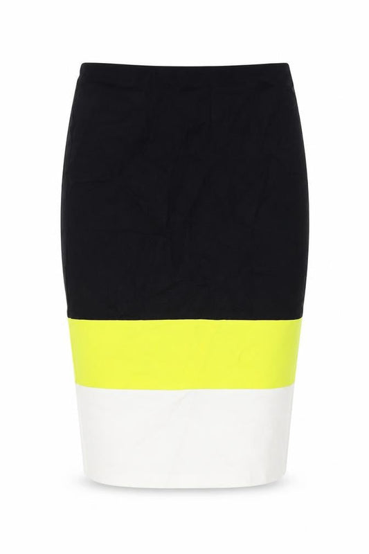 River Island Womens Black Viscose Bandage Skirt Size 14