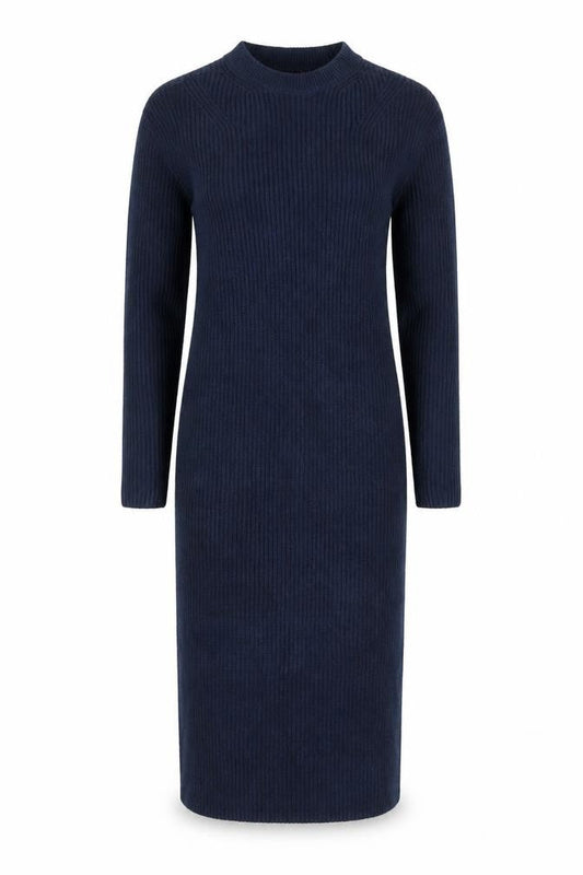 Marks & Spencer Womens Blue Polyester Jumper Dress Size XS Round Neck Pullover