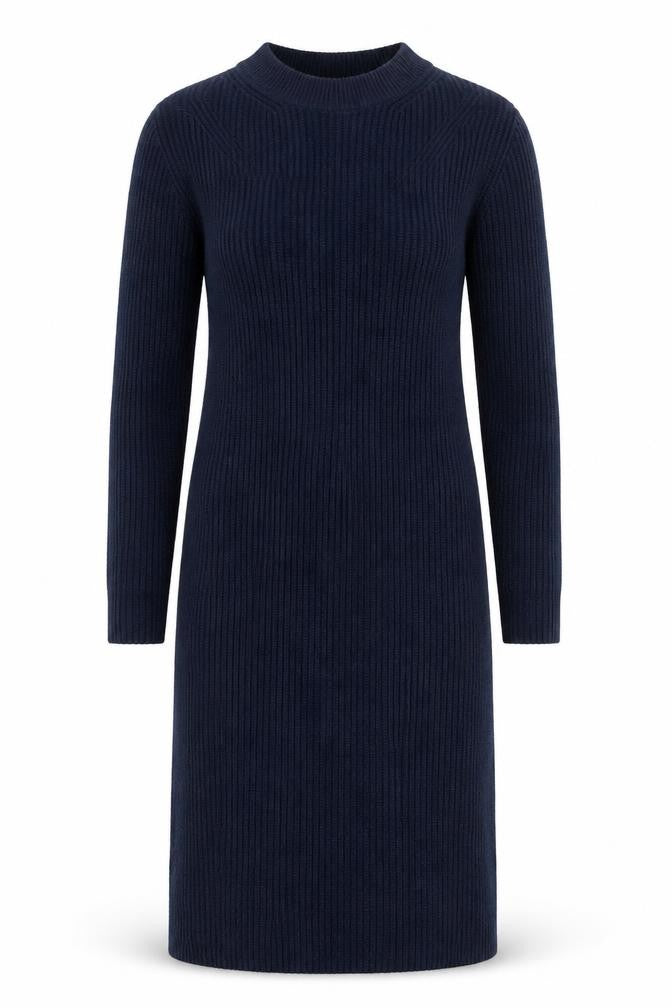 Marks & Spencer Womens Blue Polyester Jumper Dress Size XS Round Neck Pullover