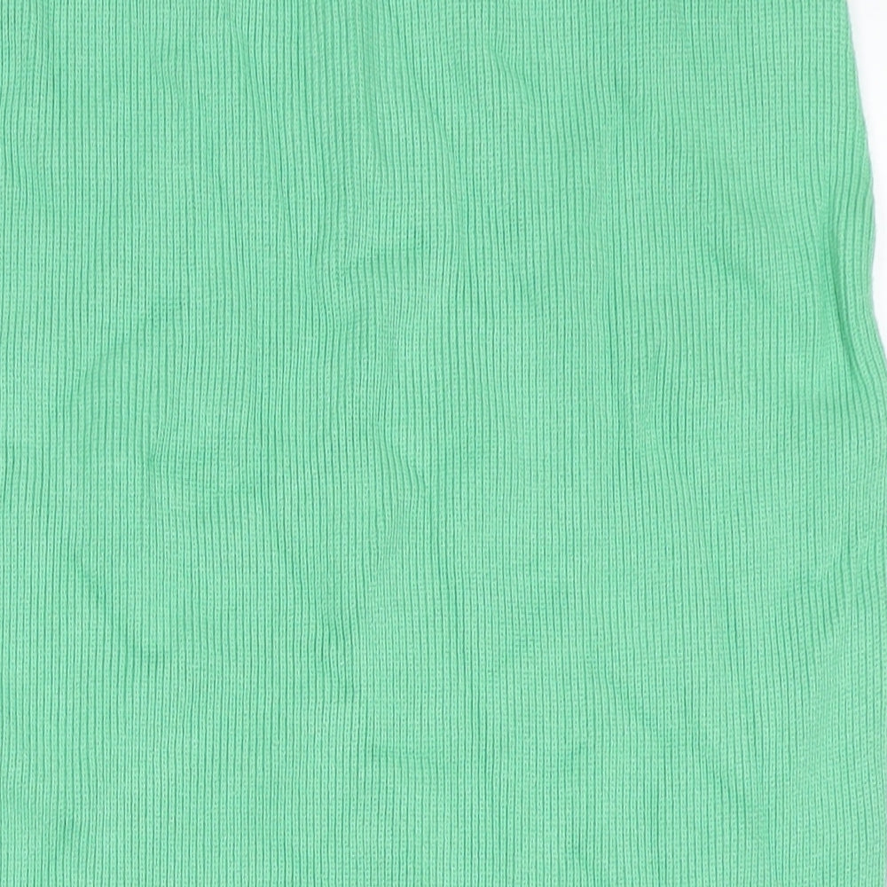 Marks and Spencer Womens Green Viscose Maxi Skirt Size L