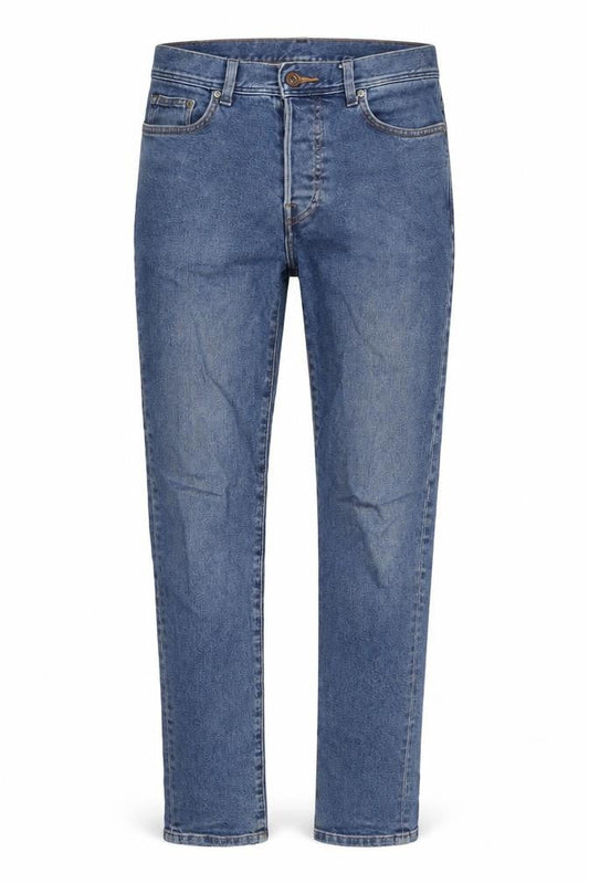&Denim Womens Blue Cotton Straight Jeans Size 29 in L31 in Regular Zip