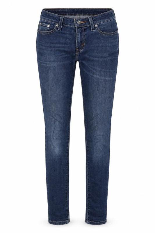 Levi's Womens Blue Cotton Skinny Jeans Size 26 L30 in Regular Zip