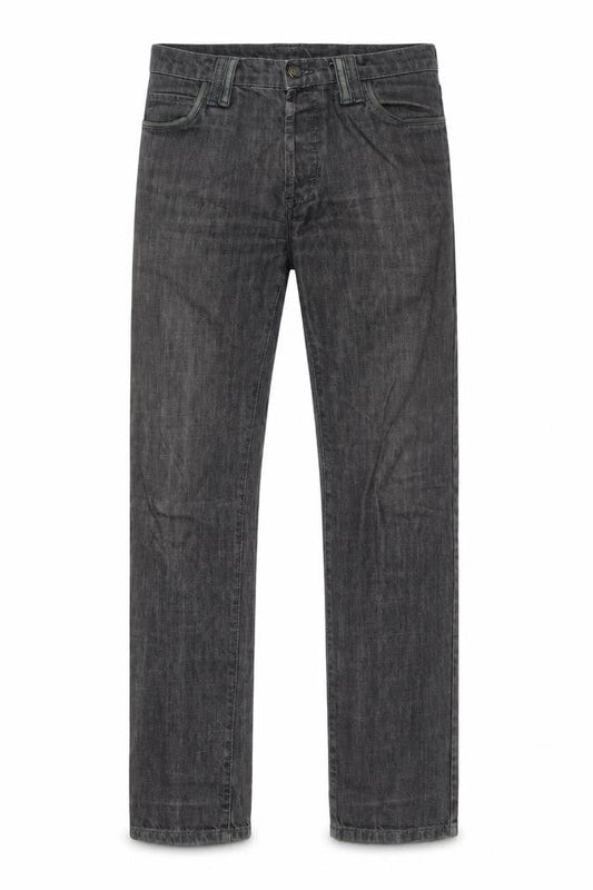 Gilmar Mens Black Cotton Straight Jeans Size 32 in L34 in Regular Button