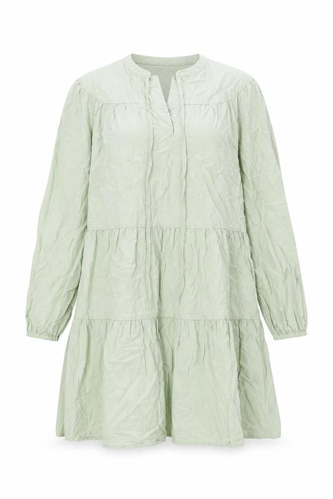 Marks & Spencer Womens Green Lyocell Shift Size 12 V-Neck Pullover