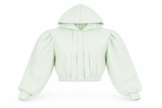 Style Plus Womens Green Polyester Pullover Hoodie Size S Pullover