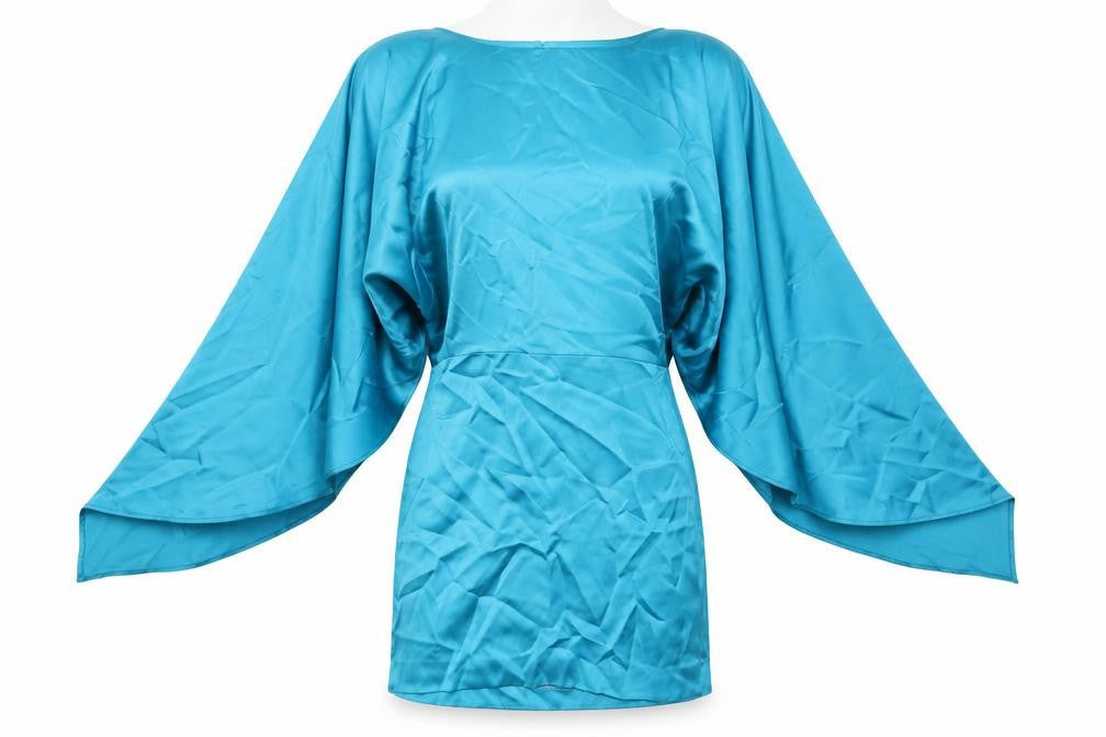 Zara Womens Blue Polyester Mini Size XS Off the Shoulder Zip