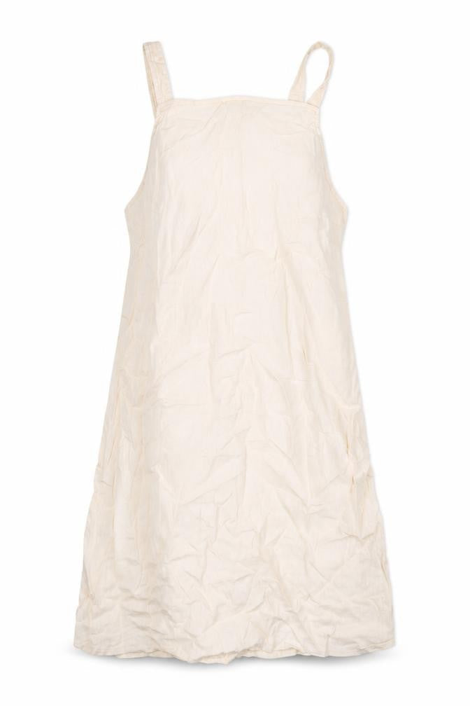ASOS Womens Beige Linen A-Line Size 10 Square Neck Zip