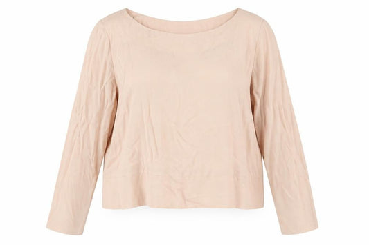 Marks and Spencer Womens Pink Viscose Basic Blouse Size 16 Round Neck