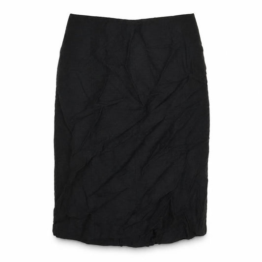 Phase Eight Womens Black Viscose Straight & Pencil Skirt Size 10 Zip