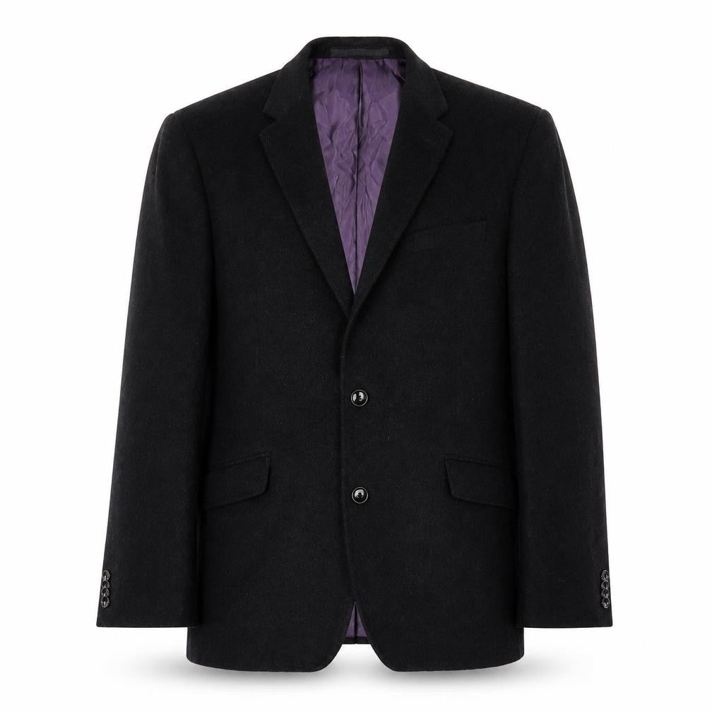 Marks & Spencer Mens Grey Wool Jacket Suit Jacket Size 44 Regular - Inside pockets