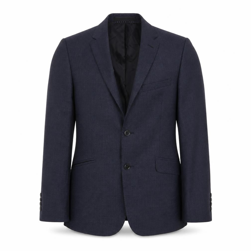 John Lewis Mens Blue Wool Jacket Suit Jacket Size 36 Regular - Inside pockets