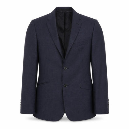 John Lewis Mens Blue Wool Jacket Suit Jacket Size 36 Regular - Inside pockets