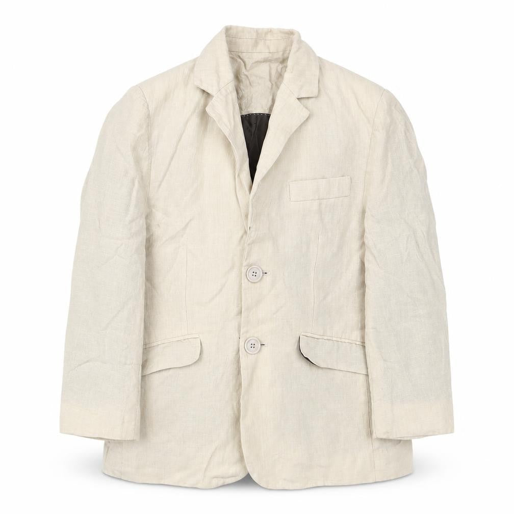 Autograph Boys Beige Jacket Blazer Size 8 Years Button