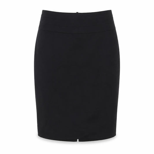 H&M Womens Black Polyester A-Line Skirt Size 8 Zip