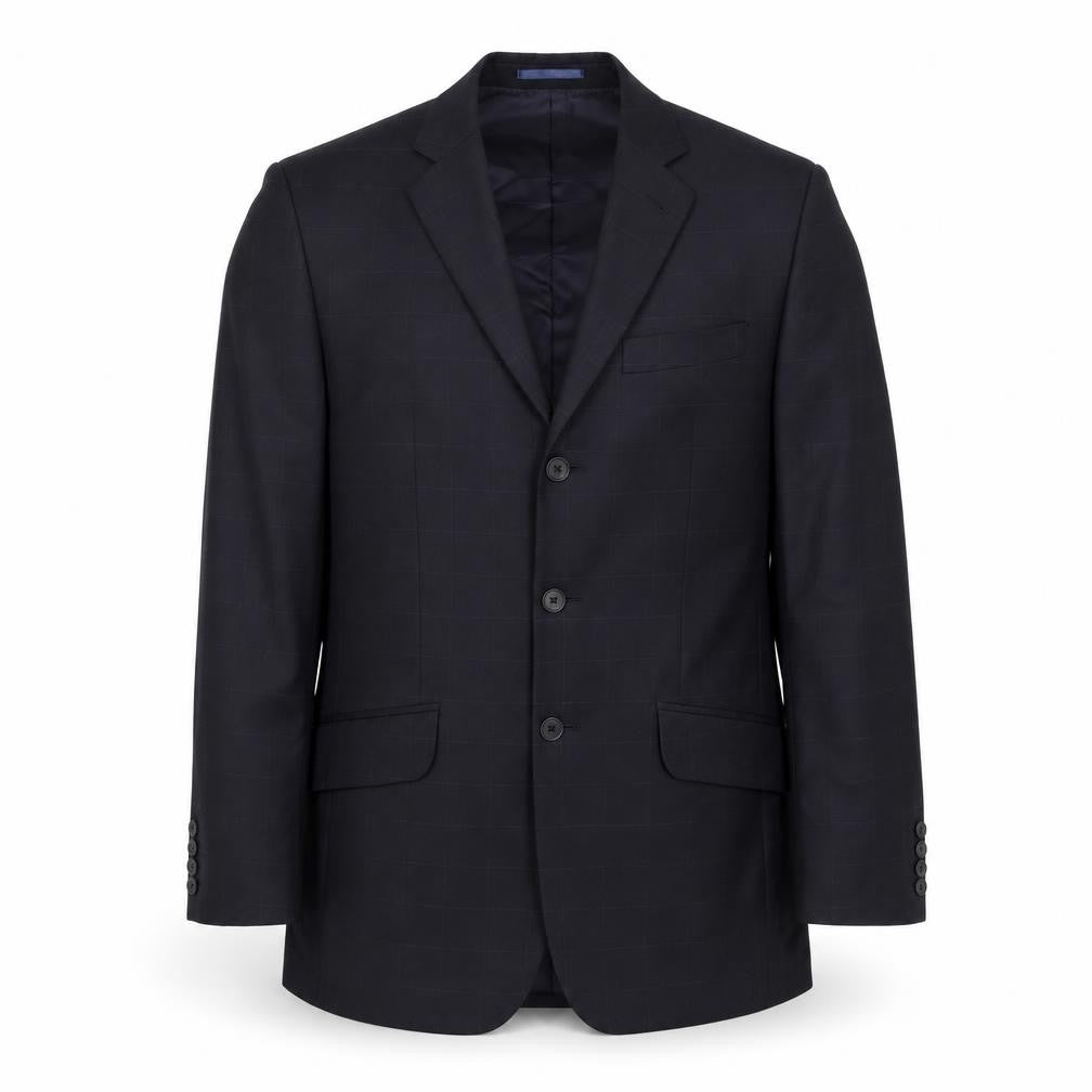 NEXT Mens Blue Check Wool Jacket Suit Jacket Size 36 Regular