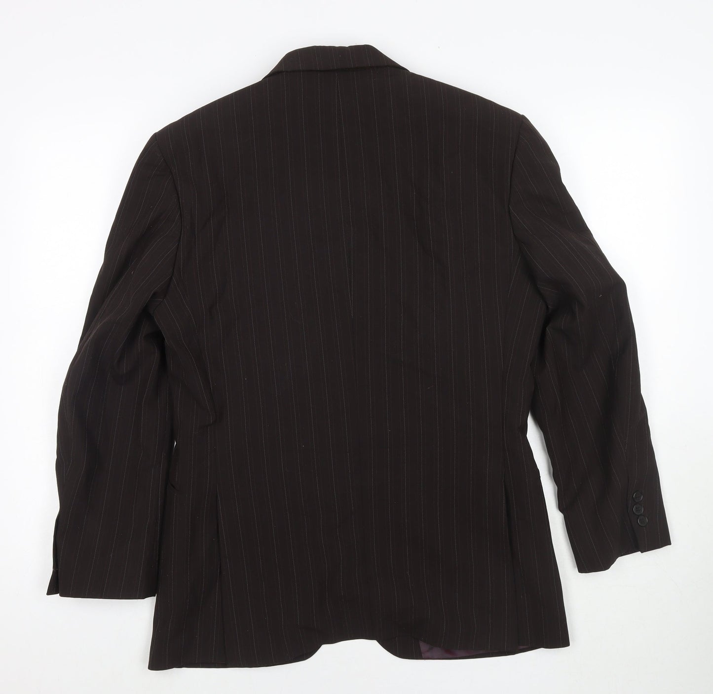 Limehaus Mens Brown Polyester Jacket Suit Jacket Size 38 Regular
