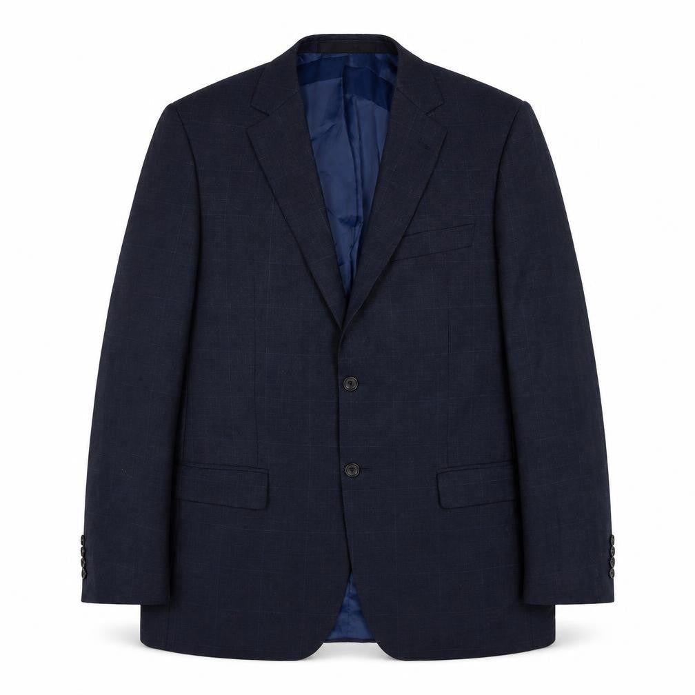 Marks & Spencer Mens Blue Polyester Jacket Suit Jacket Size 40 Regular