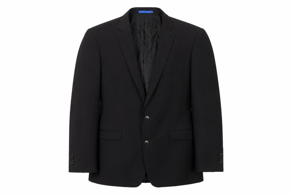 NEXT Mens Black Polyester Jacket Suit Jacket Size 40 Regular