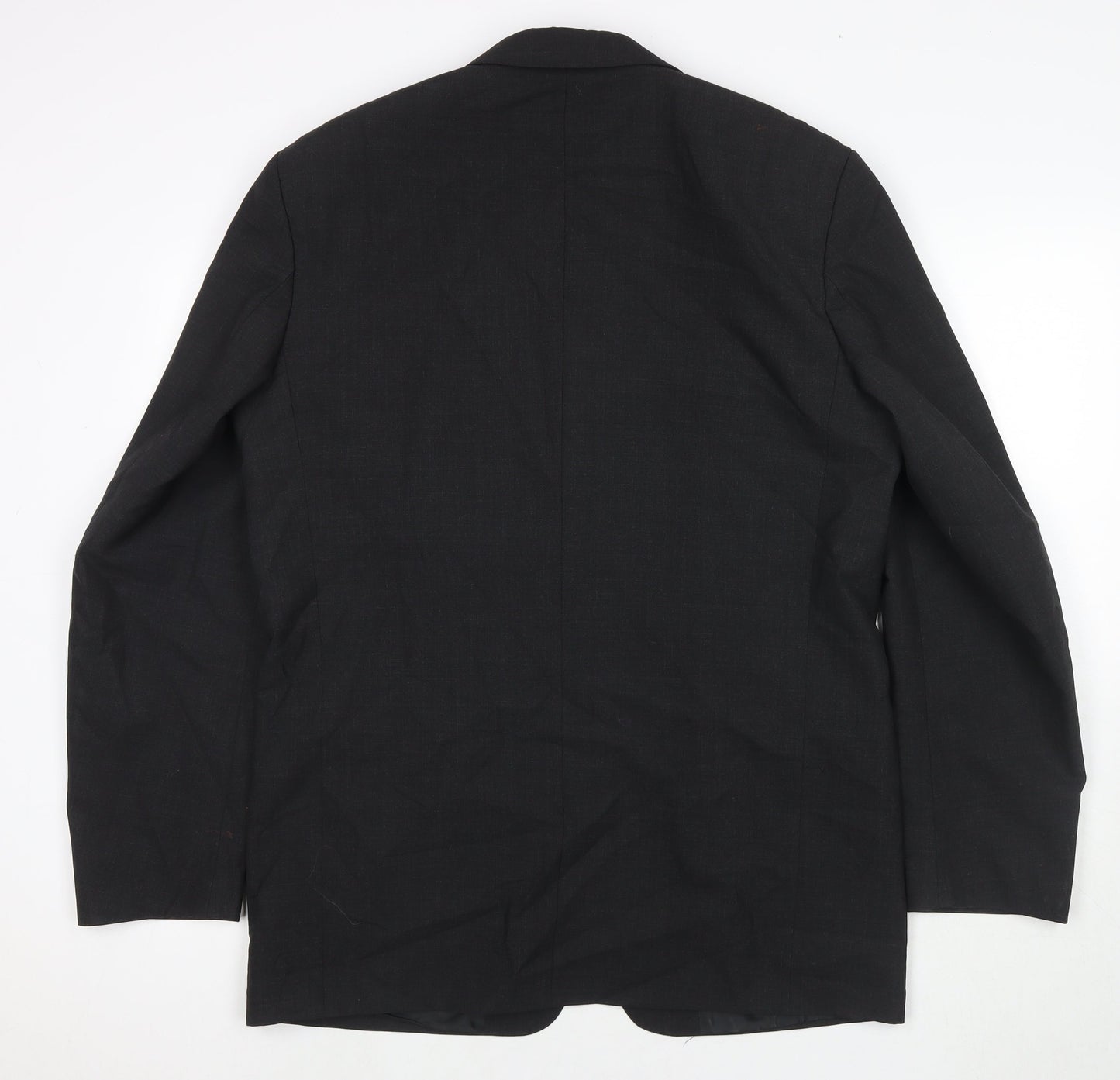Ciro Citterio Mens Black Polyester Jacket Suit Jacket Size 40 Regular