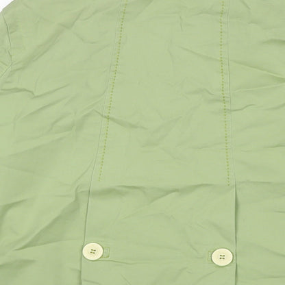 Next Womens Blue Overcoat Coat Size 12 Button