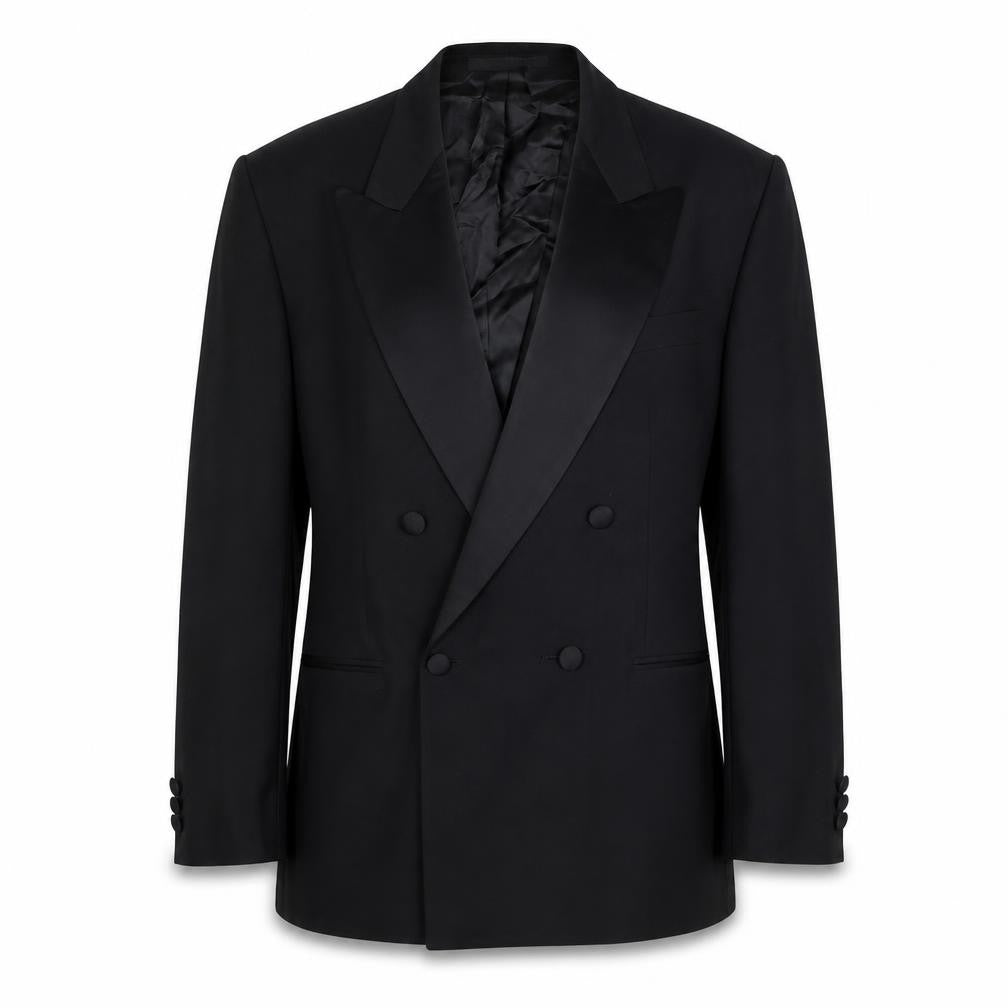 Marks & Spencer Mens Black Polyester Jacket Suit Jacket Size 38 Regular