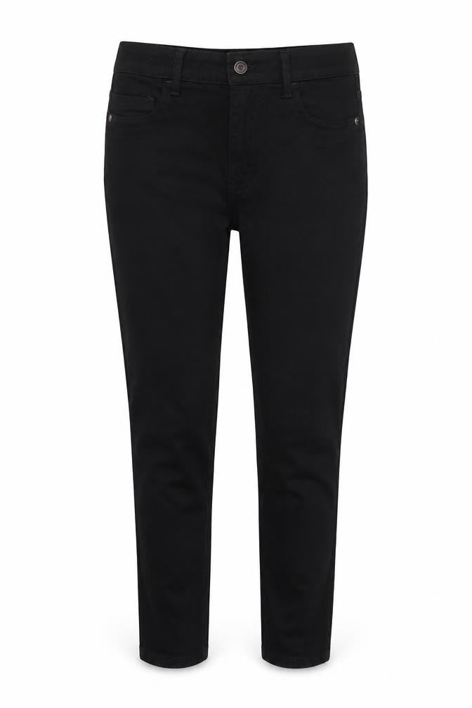 Denim & Co. Womens Black Cotton Skinny Jeans Size 10 L27 in Regular Zip