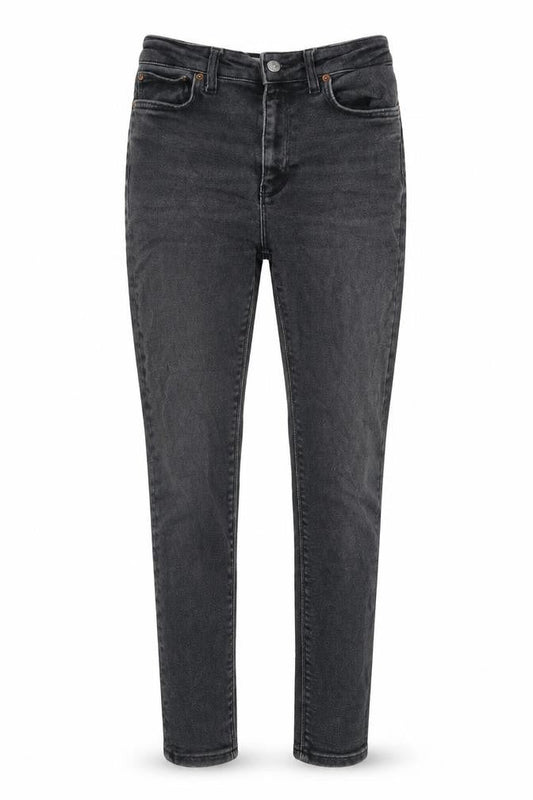 Zara Womens Grey Polyester Blend Skinny Jeans Size 8 L25 in Regular Zip